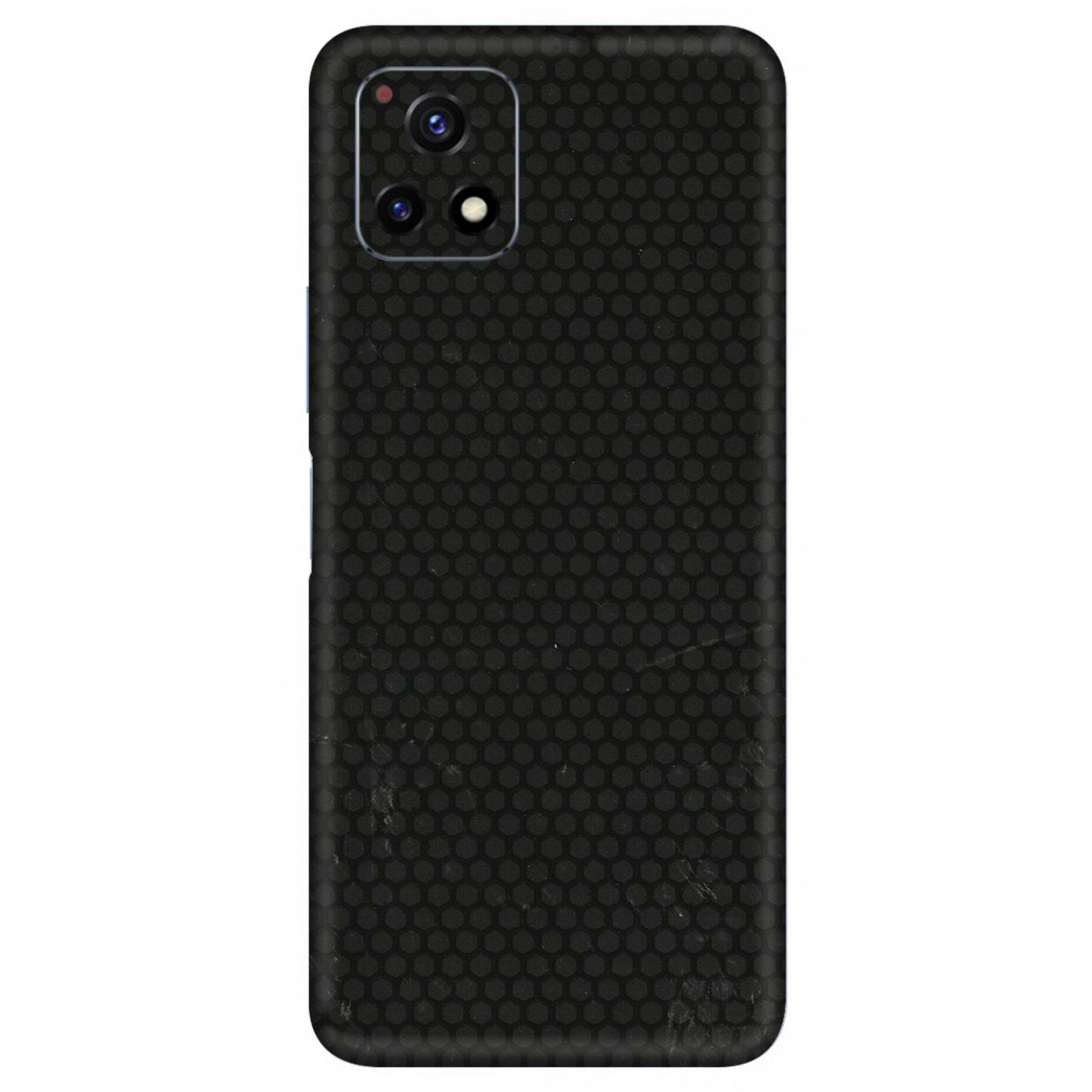 VIVO Y Series Phone Skins (All Models) - Black honeycomb - 3D Embossed Finish (L-114) Vivo Y72 (5G)