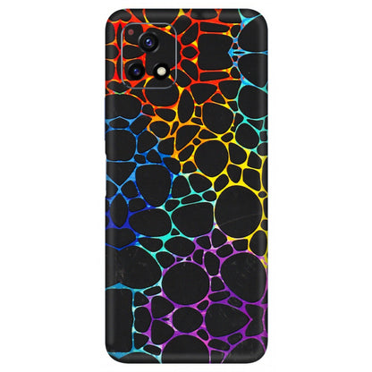 VIVO Y Series Phone Skins (All Models) - Abstract Art MultiColour - 3D Embossed Finish (L-133) Vivo Y72 (5G)