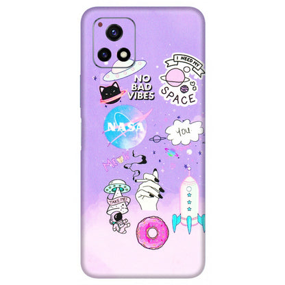 VIVO Y Series Phone Skins (All Models) - I Need My Nasa Skin - 3D Embossed Finish (L-149) Vivo Y72 (5G)