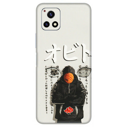 VIVO Y Series Phone Skins (All Models) - Obito Anime Eye - 3D Embossed Finish (L-19) Vivo Y72 (5G)