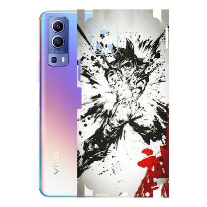 VIVO Y Series Phone Skins (All Models) - DBZ - 3D Embossed Finish (L-206) Vivo Y72 (5G)