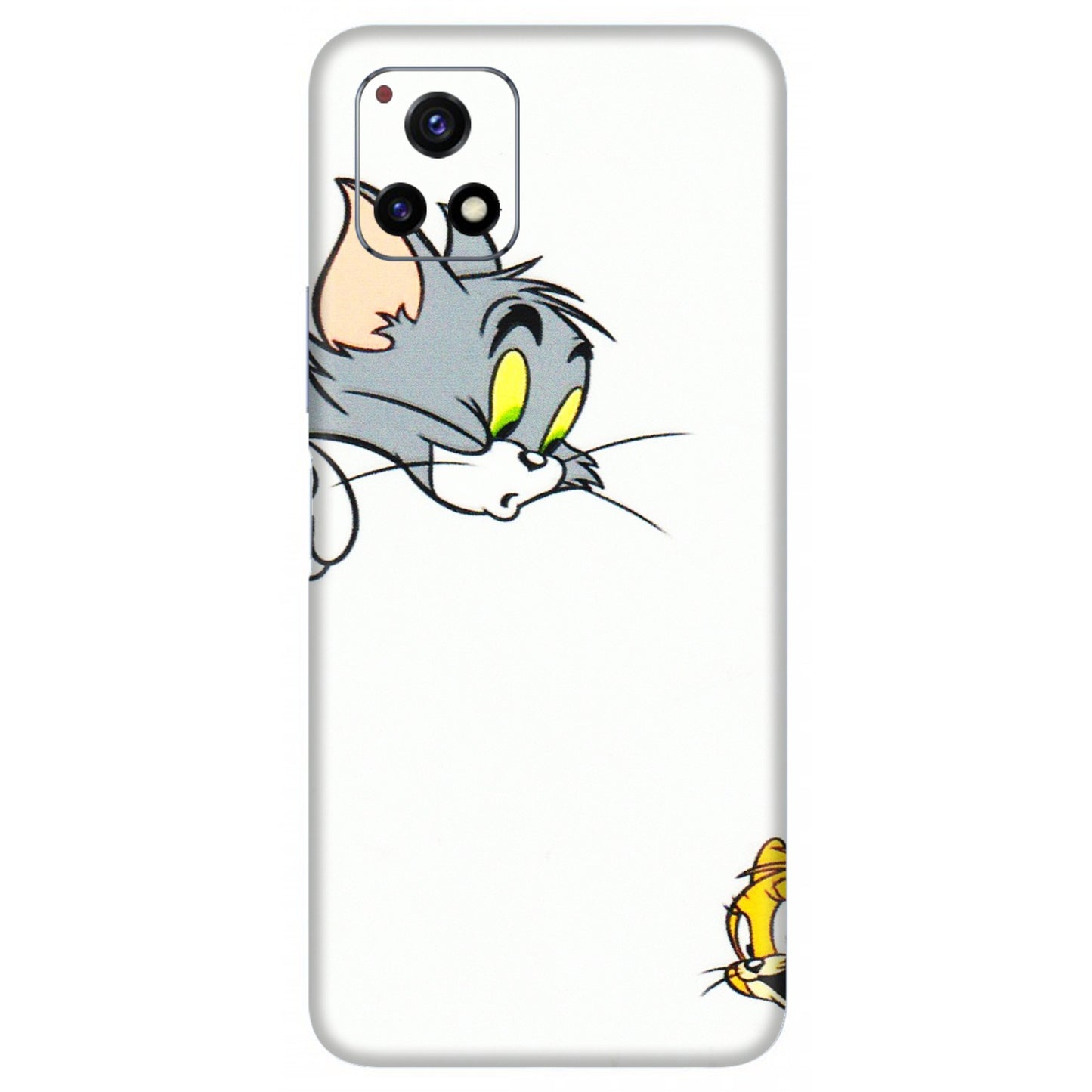 VIVO Y Series Phone Skins (All Models) - Cute Tom And Jerry - 3D Embossed Finish (L-220) Vivo Y72 (5G)