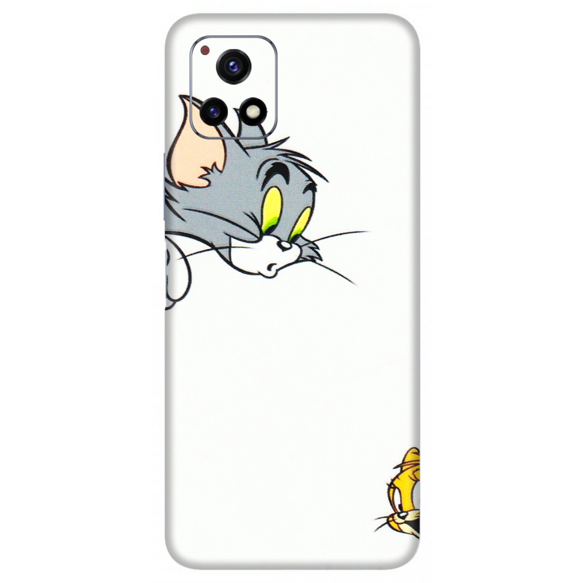 VIVO Y Series Phone Skins (All Models) - Cute Tom And Jerry - 3D Embossed Finish (L-220) Vivo Y72 (5G)