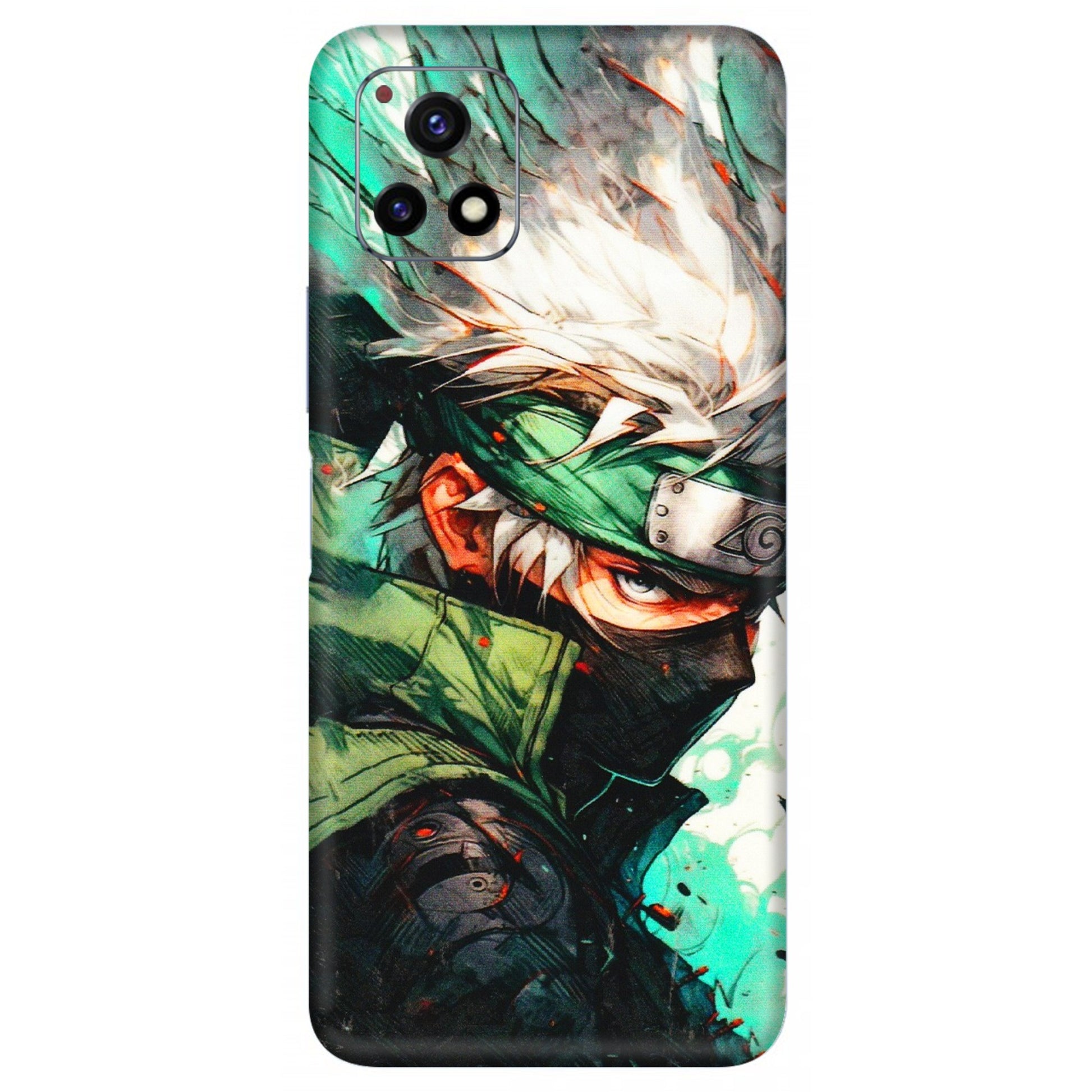 VIVO Y Series Phone Skins (All Models) - Kakashi Side Profile - 3D Embossed Finish (L-249) Vivo Y72 (5G)