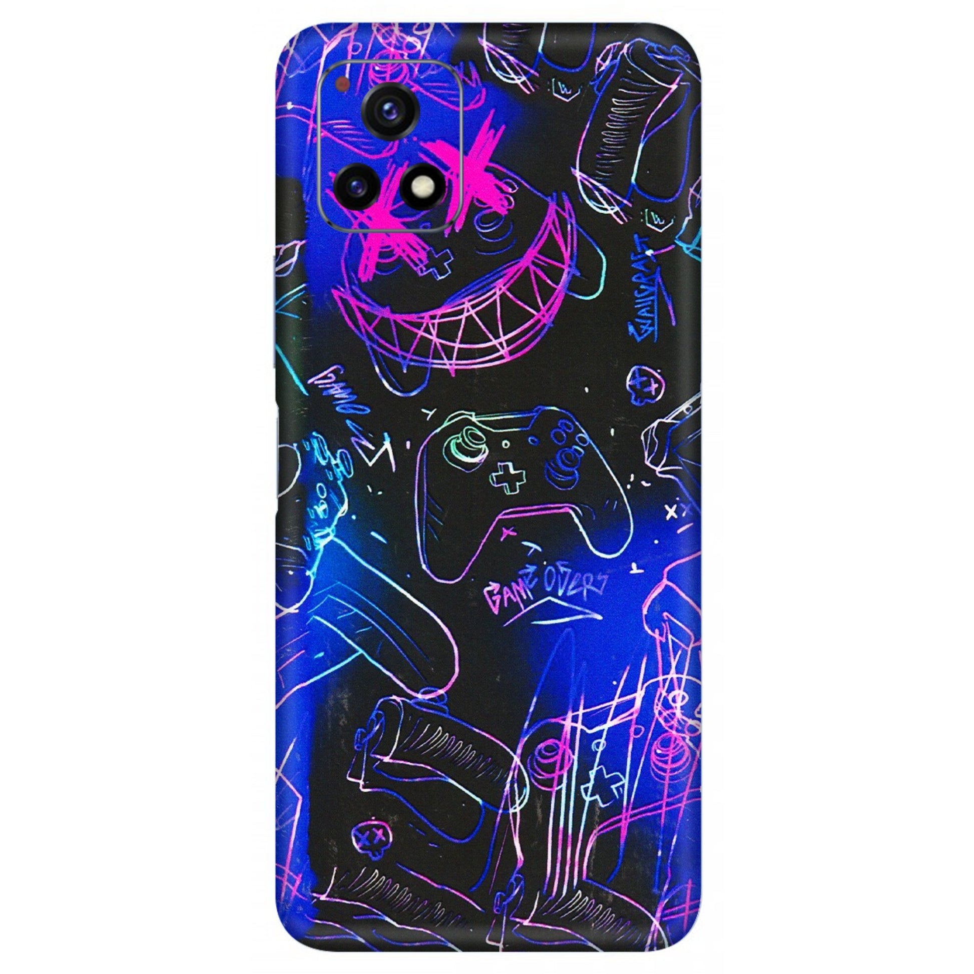 VIVO Y Series Phone Skins (All Models) - Gamers Paradise - 3D Embossed Finish (L-258) Vivo Y72 (5G)
