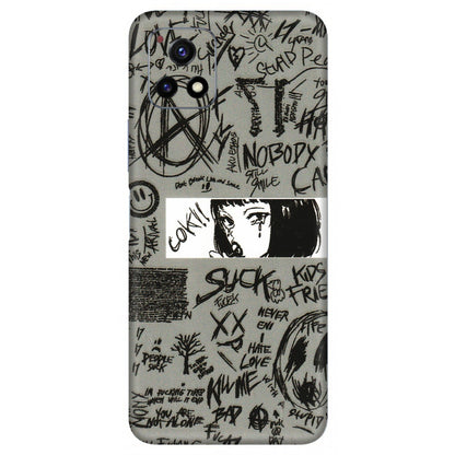 VIVO Y Series Phone Skins (All Models) - Never Have Love Anime - 3D Embossed Finish (L-260) Vivo Y72 (5G)