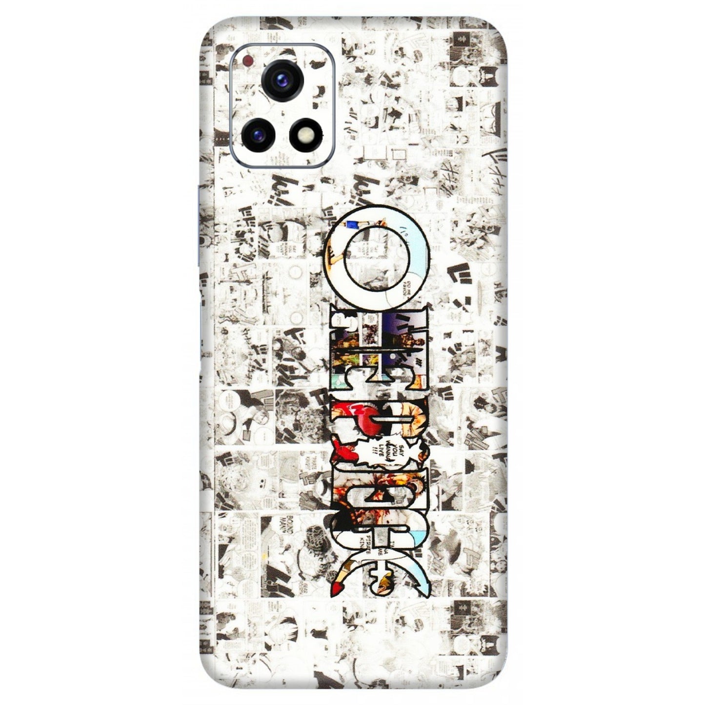 VIVO Y Series Phone Skins (All Models) - One Piece Manga - 3D Embossed Finish (L-26) Vivo Y72 (5G)