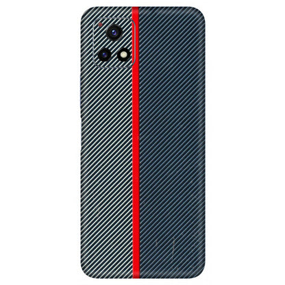 VIVO Y Series Phone Skins (All Models) - Blue Sober Lines - 3D Embossed Finish (L-305) Vivo Y72 (5G)