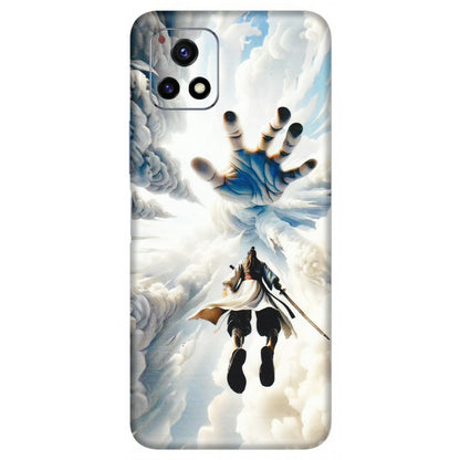 VIVO Y Series Phone Skins (All Models) - Big Hand With Monkey King - 3D Embossed Finish (L-323) Vivo Y72 (5G)