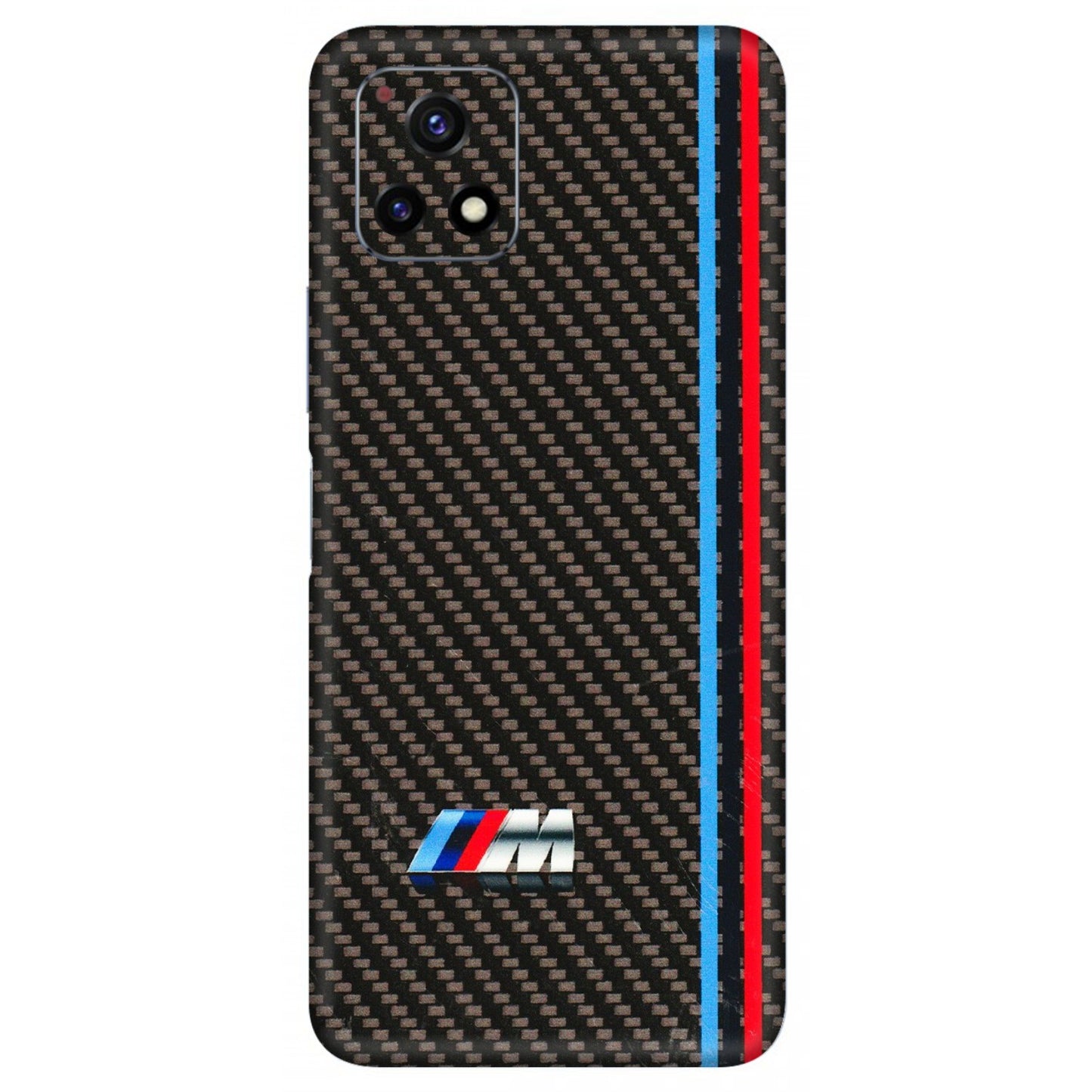 VIVO Y Series Phone Skins (All Models) - BM Carbon Fiber Feels - 3D Embossed Finish (L-38) Vivo Y72 (5G)