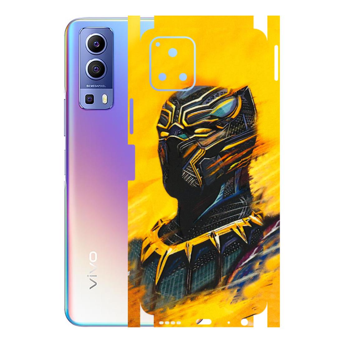 VIVO Y Series Phone Skins (All Models) - Yellow Panther - 3D Embossed Finish (L-54) Vivo Y72 (5G)