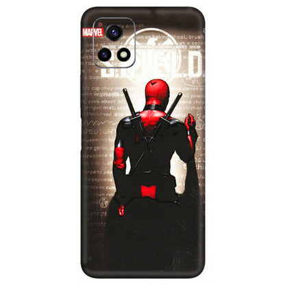 VIVO Y Series Phone Skins (All Models) - Deadpool - 3D Embossed Finish (L-56) Vivo Y72 (5G)