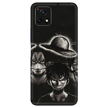 VIVO Y Series Phone Skins (All Models) - Black Luffy Hat - 3D Embossed Finish (L-57) Vivo Y72 (5G)