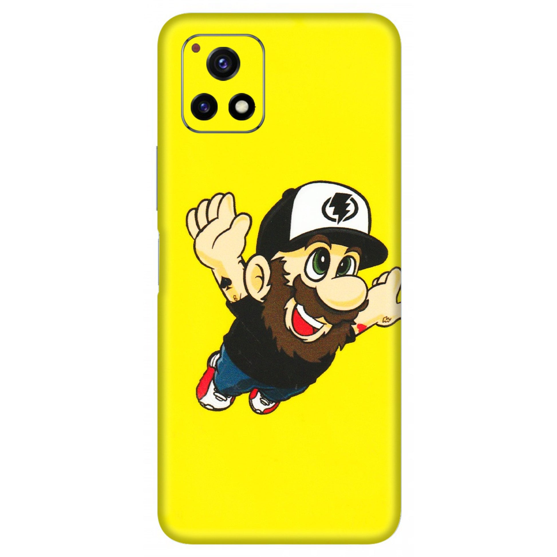 VIVO Y Series Phone Skins (All Models) - Flying Beardo - 3D Embossed Finish (L-60) Vivo Y72 (5G)