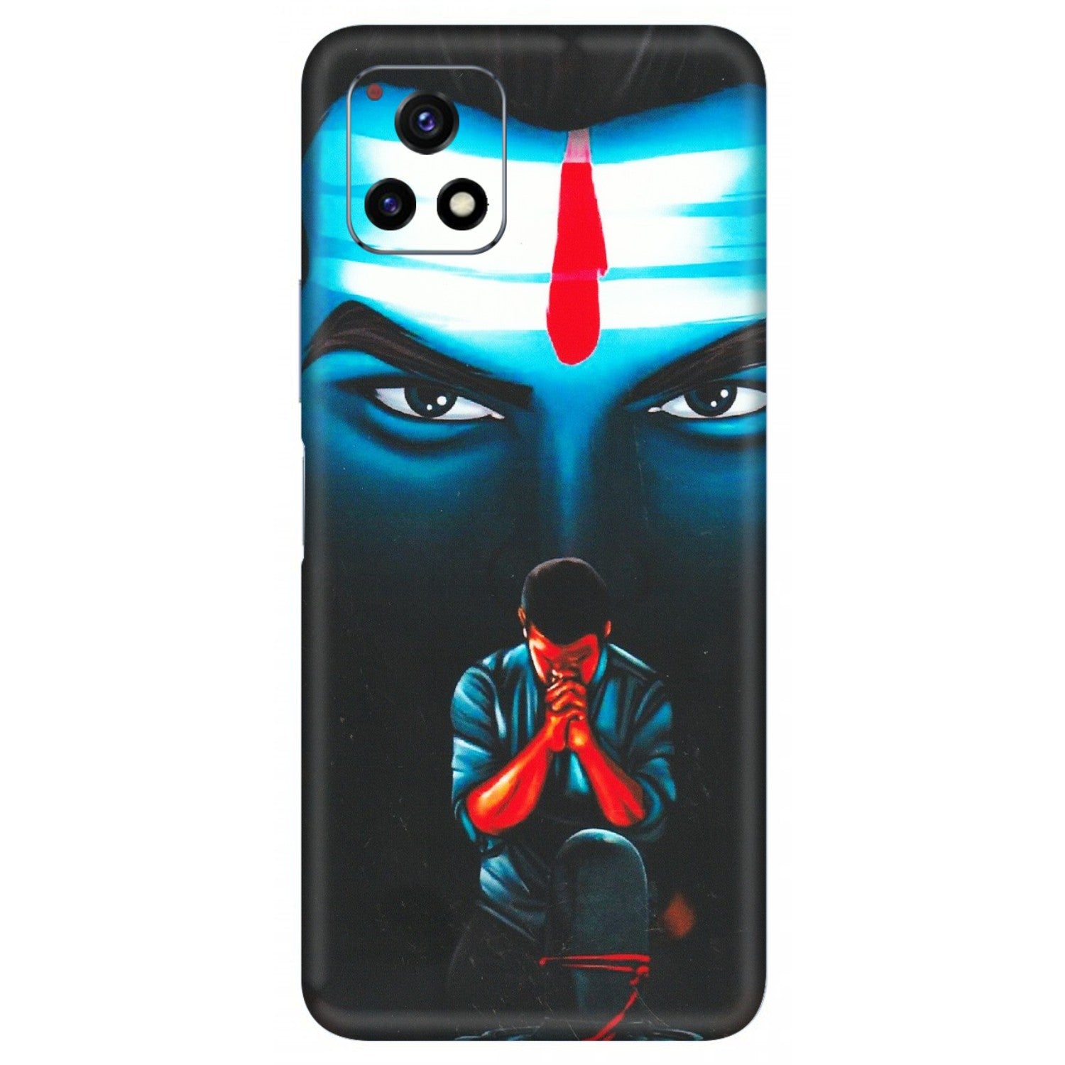 VIVO Y Series Phone Skins (All Models) - Mahakal Bhakt - Matte Finish (M-112) Vivo Y72 (5G)