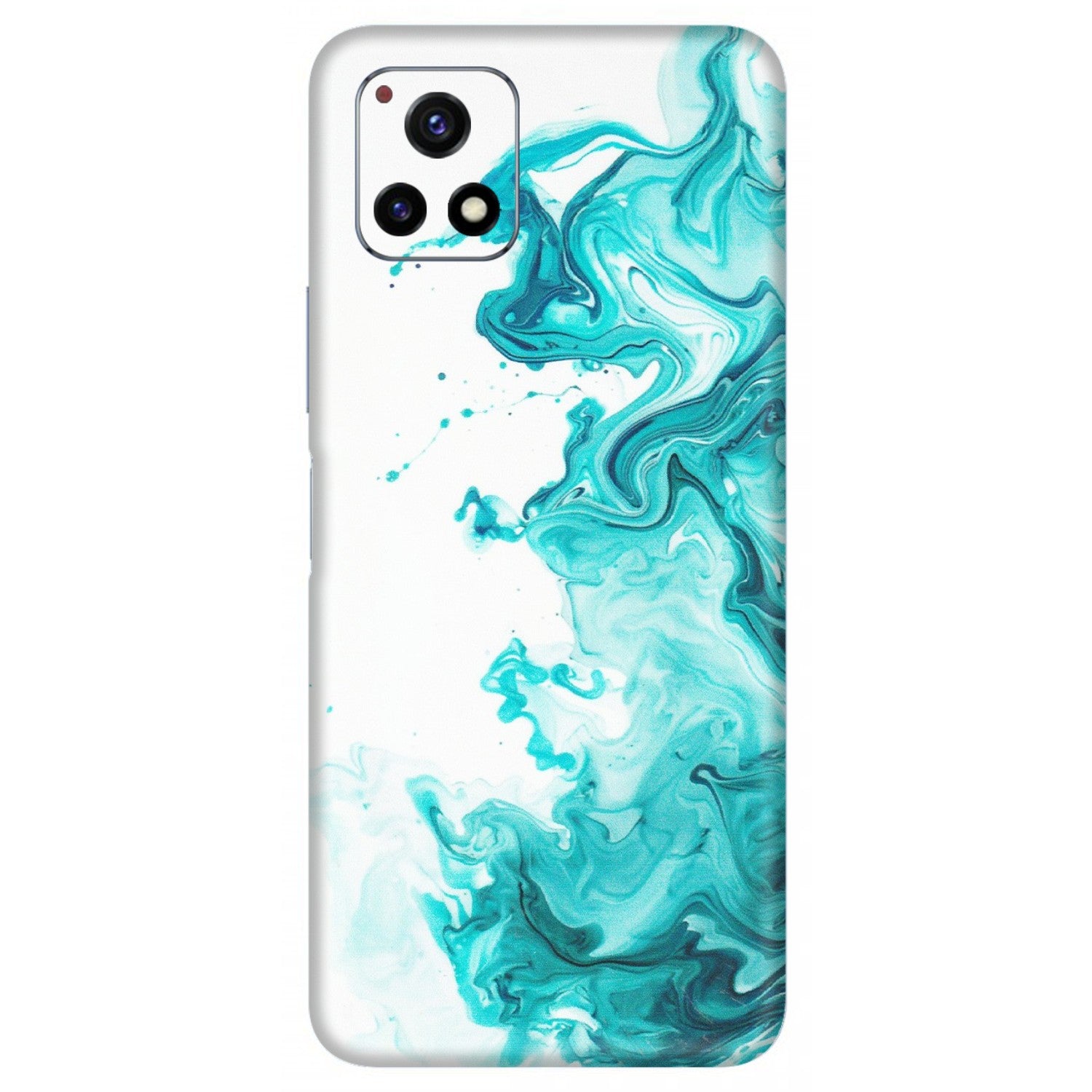 VIVO Y Series Phone Skins (All Models) - Sky Blue Abstract Colour - Matte Finish (M-146) Vivo Y72 (5G)