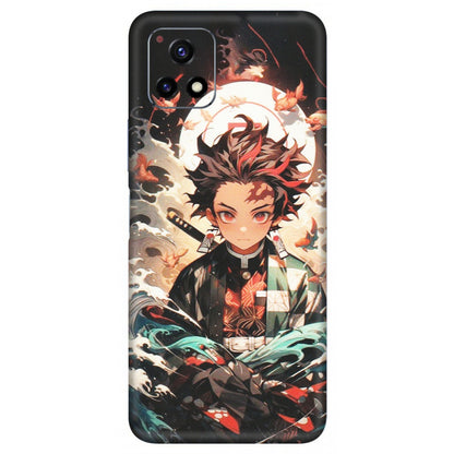 VIVO Y Series Phone Skins (All Models) - Tanjiro Demon Slayer Anime - Matte Finish (M-158) Vivo Y72 (5G)