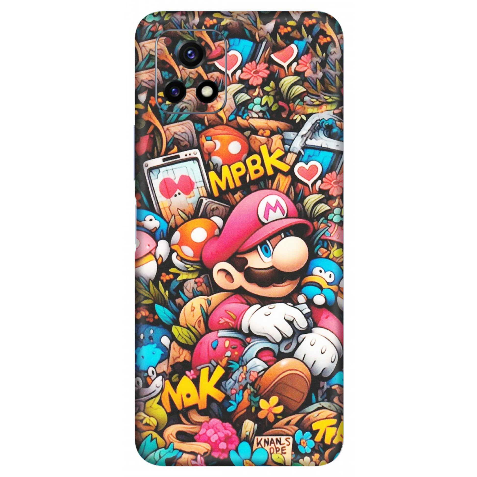 VIVO Y Series Phone Skins (All Models) - Super Mario Bros Artistic - Matte Finish (M-173) Vivo Y72 (5G)