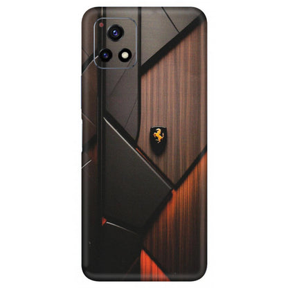 VIVO Y Series Phone Skins (All Models) - Lambo Beauty Wood Pattern Sober - Matte Finish (M-51) Vivo Y72 (5G)