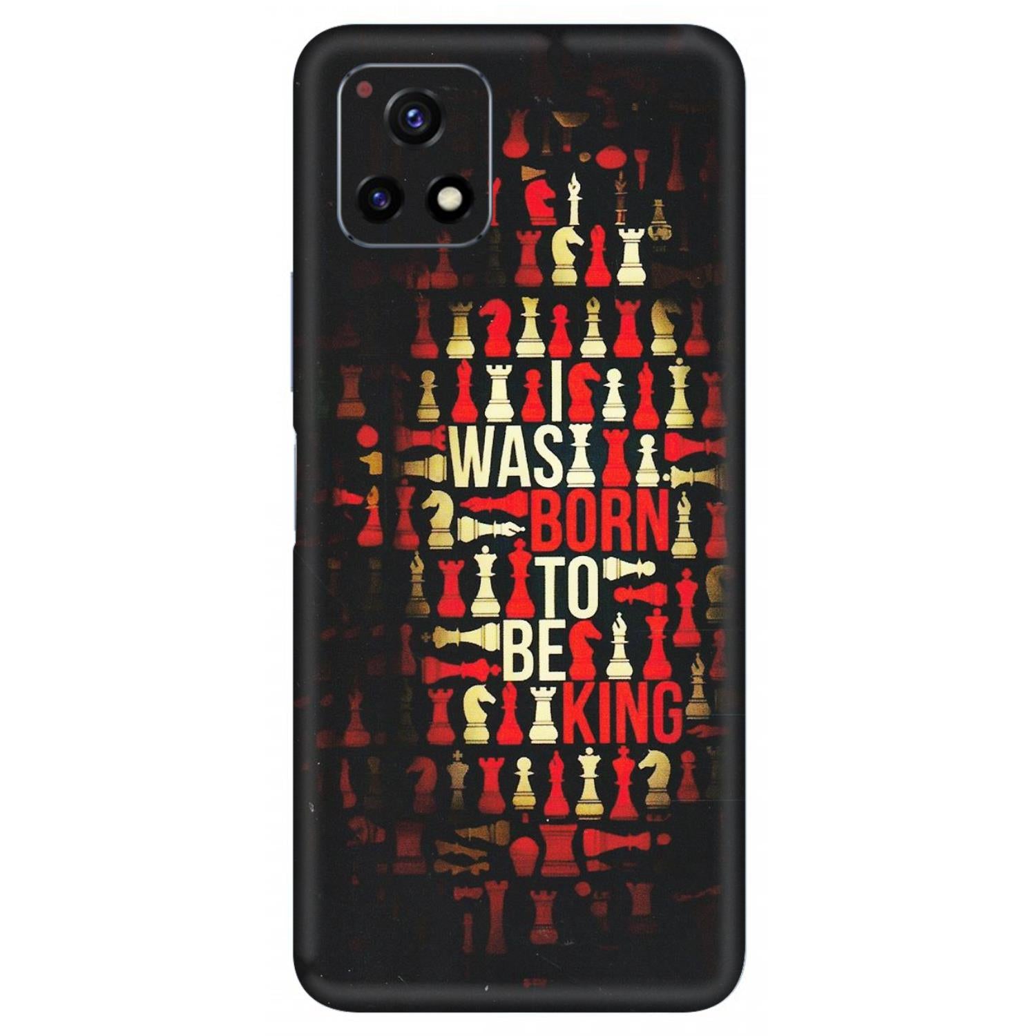 VIVO Y Series Phone Skins (All Models) - Born To Be King - Matte Finish (M-73) Vivo Y72 (5G)