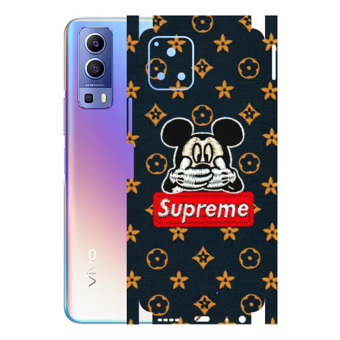VIVO Y Series Phone Skins (All Models) - Mickey Supreme - Matte Finish (M-83) Vivo Y72 (5G)