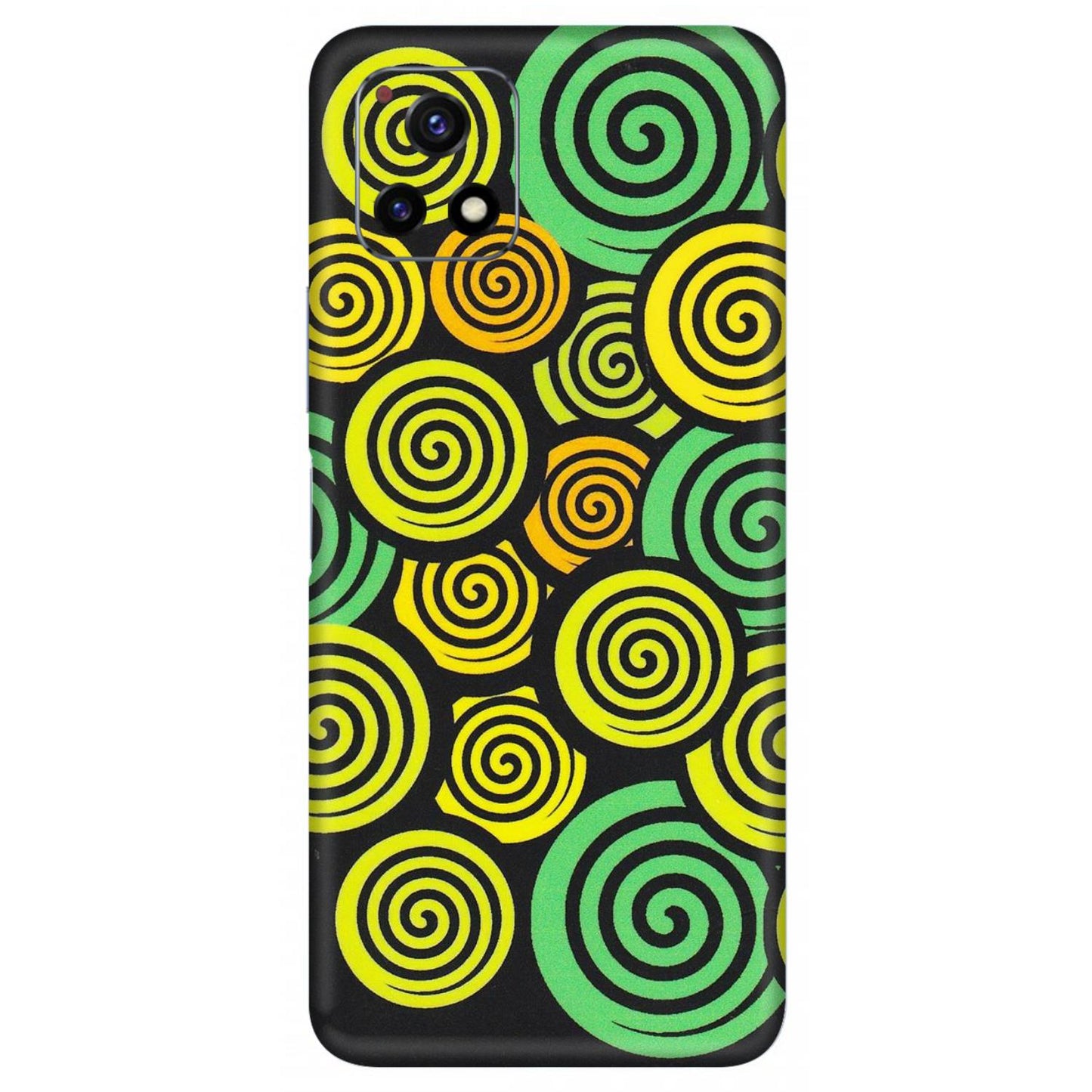 VIVO Y Series Phone Skins (All Models) - Crazy Spiral - Matte Finish (M-91) Vivo Y72 (5G)
