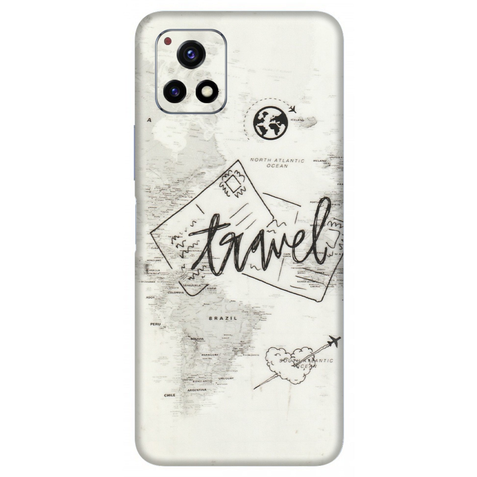 VIVO Y Series Phone Skins (All Models) - Travel Ticket - Transparent Finish (T-06) Vivo Y72 (5G)