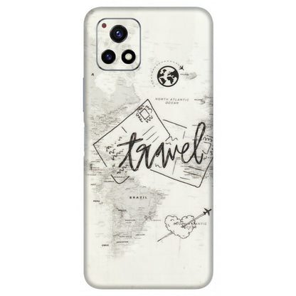 VIVO Y Series Phone Skins (All Models) - Travel Ticket - Transparent Finish (T-06) Vivo Y72 (5G)