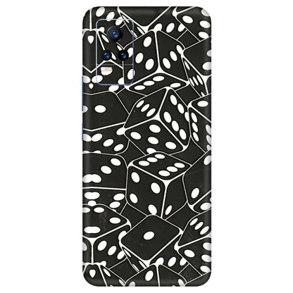 VIVO Y Series Phone Skins (All Models) - Big Black Dices - 3D Embossed Finish (L-106) Vivo Y73
