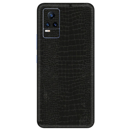 VIVO Y Series Phone Skins (All Models) - Snake Leather Black - 3D Embossed Finish (L-107) Vivo Y73