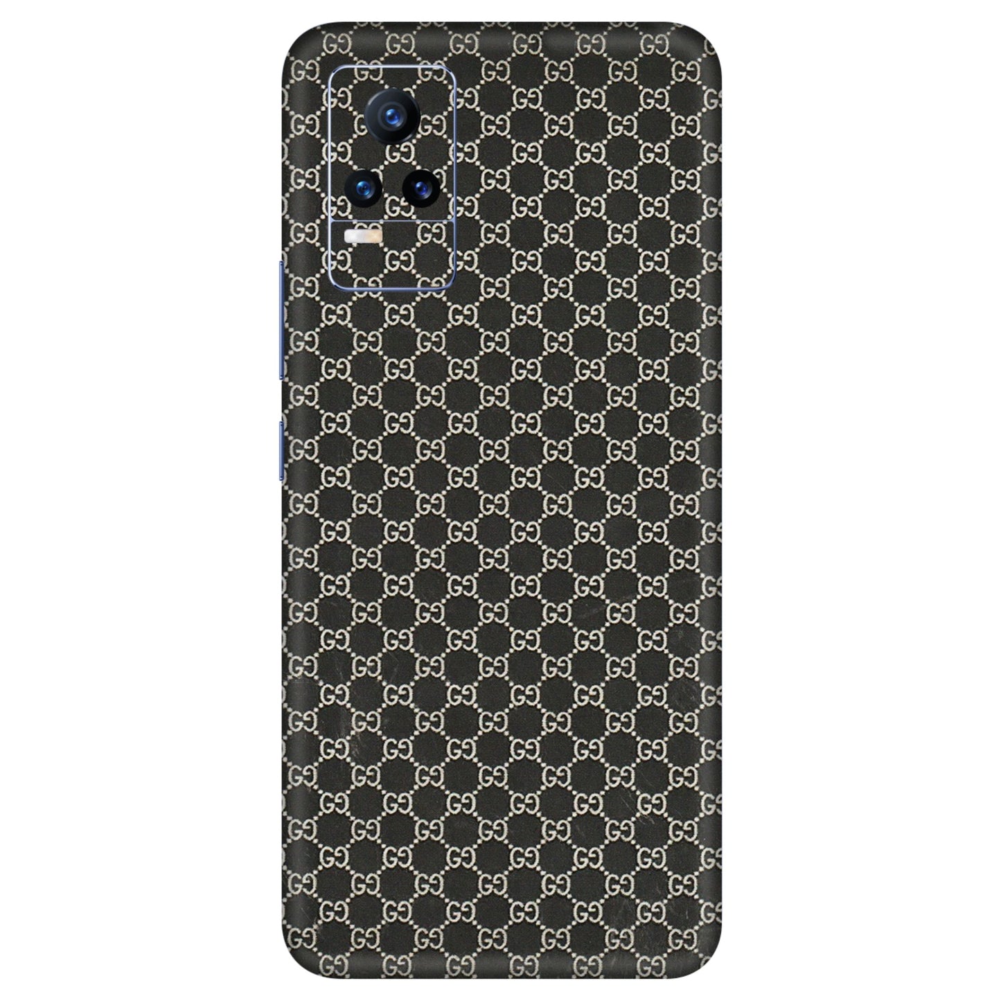 VIVO Y Series Phone Skins (All Models) - Black G Print - 3D Embossed Finish (L-109) Vivo Y73