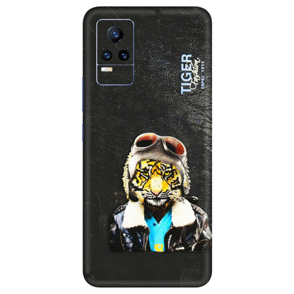 VIVO Y Series Phone Skins (All Models) - Rider Tiger - 3D Embossed Finish (L-113) Vivo Y73