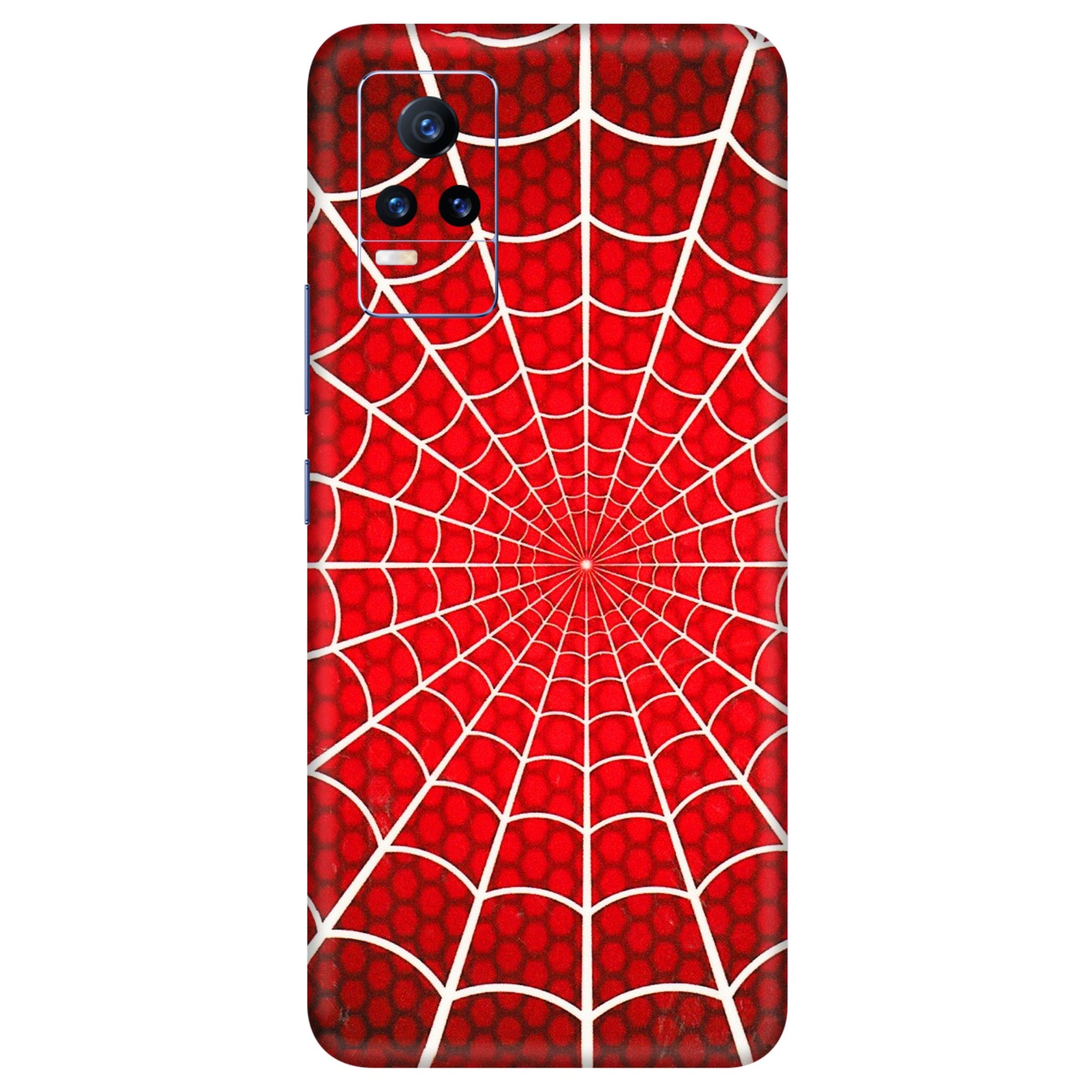 VIVO Y Series Phone Skins (All Models) - Classic Spidey Web - 3D Embossed Finish (L-115) Vivo Y73