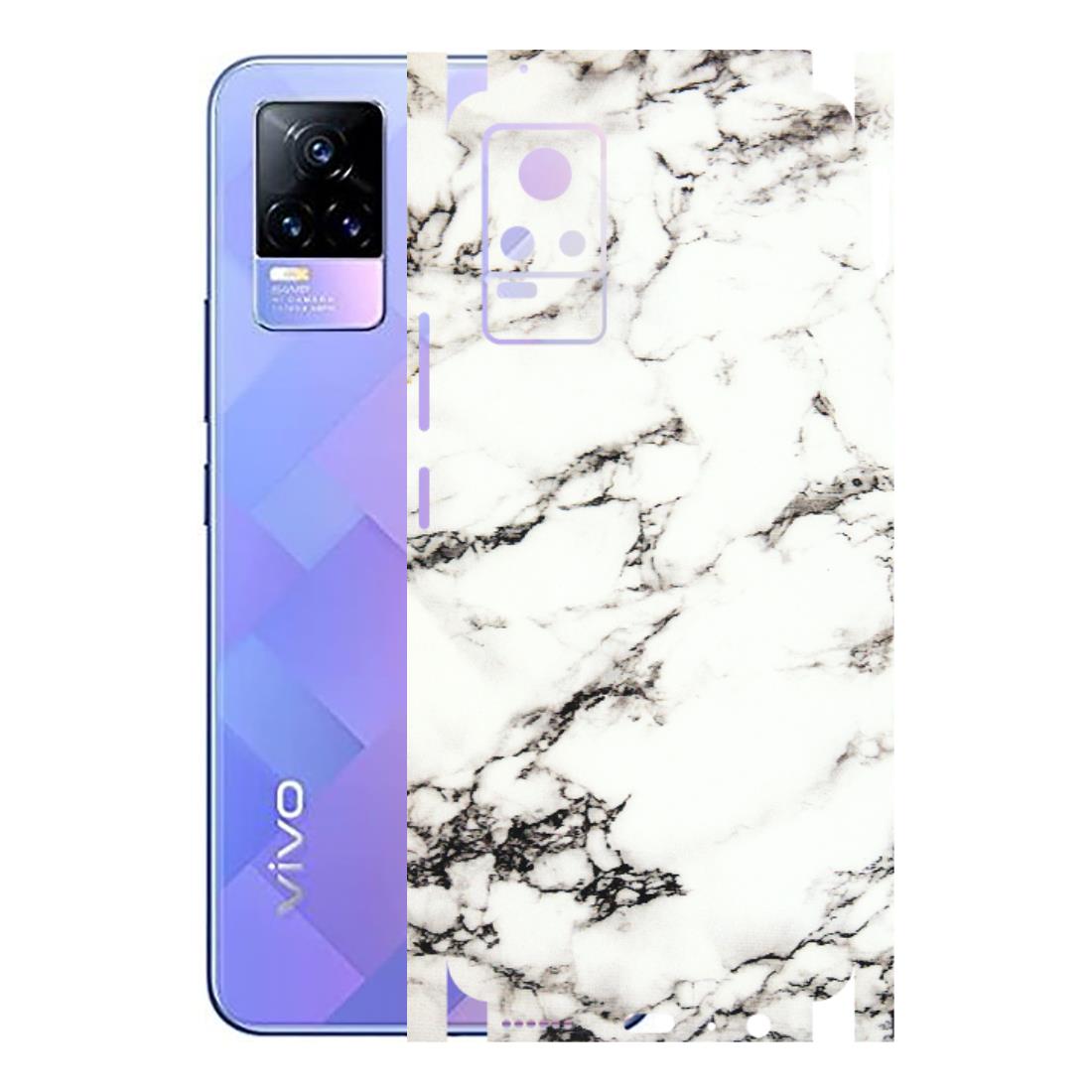 VIVO Y Series Phone Skins (All Models) - Black and White Marble Texture - 3D Embossed Finish (L-124) Vivo Y73