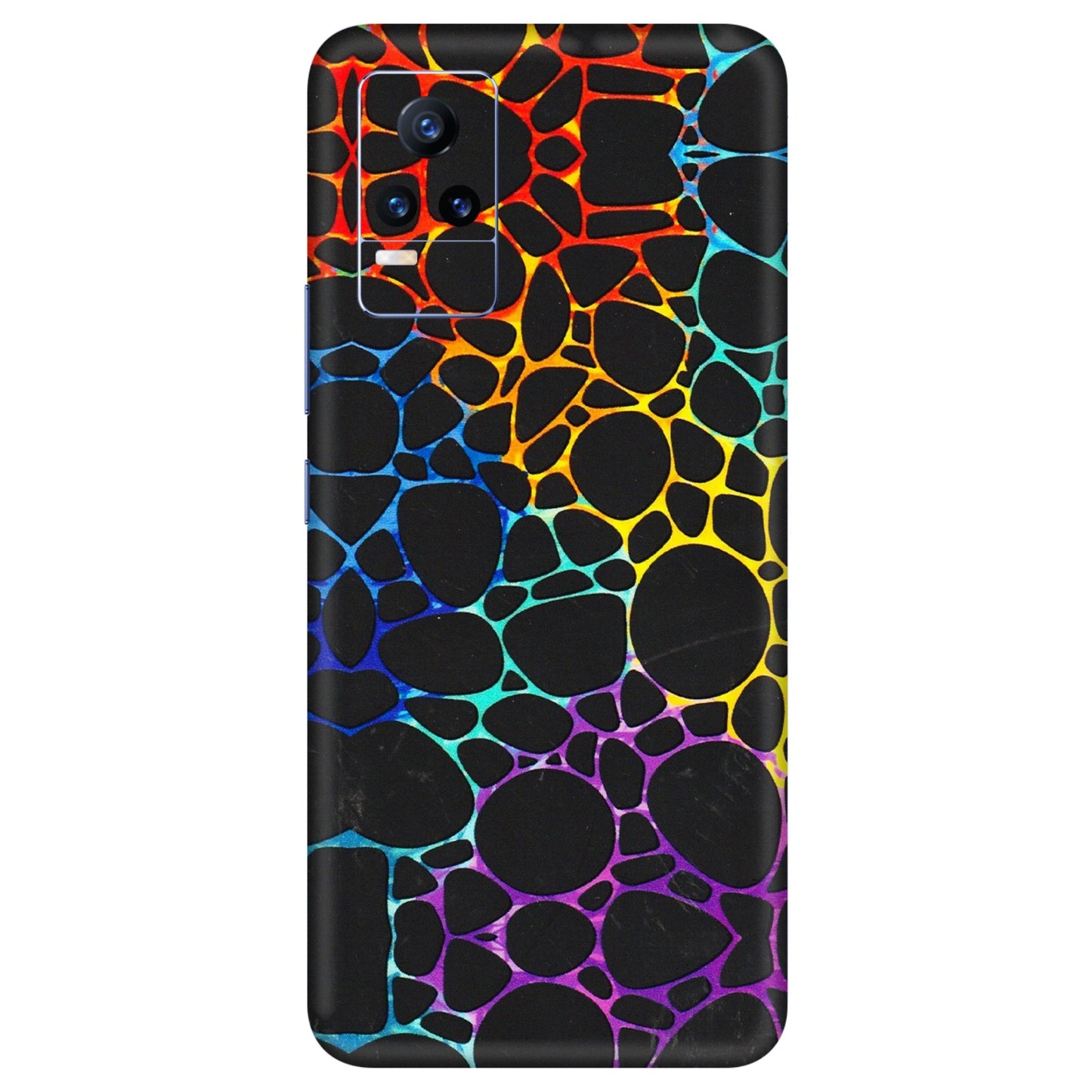 VIVO Y Series Phone Skins (All Models) - Abstract Art MultiColour - 3D Embossed Finish (L-133) Vivo Y73
