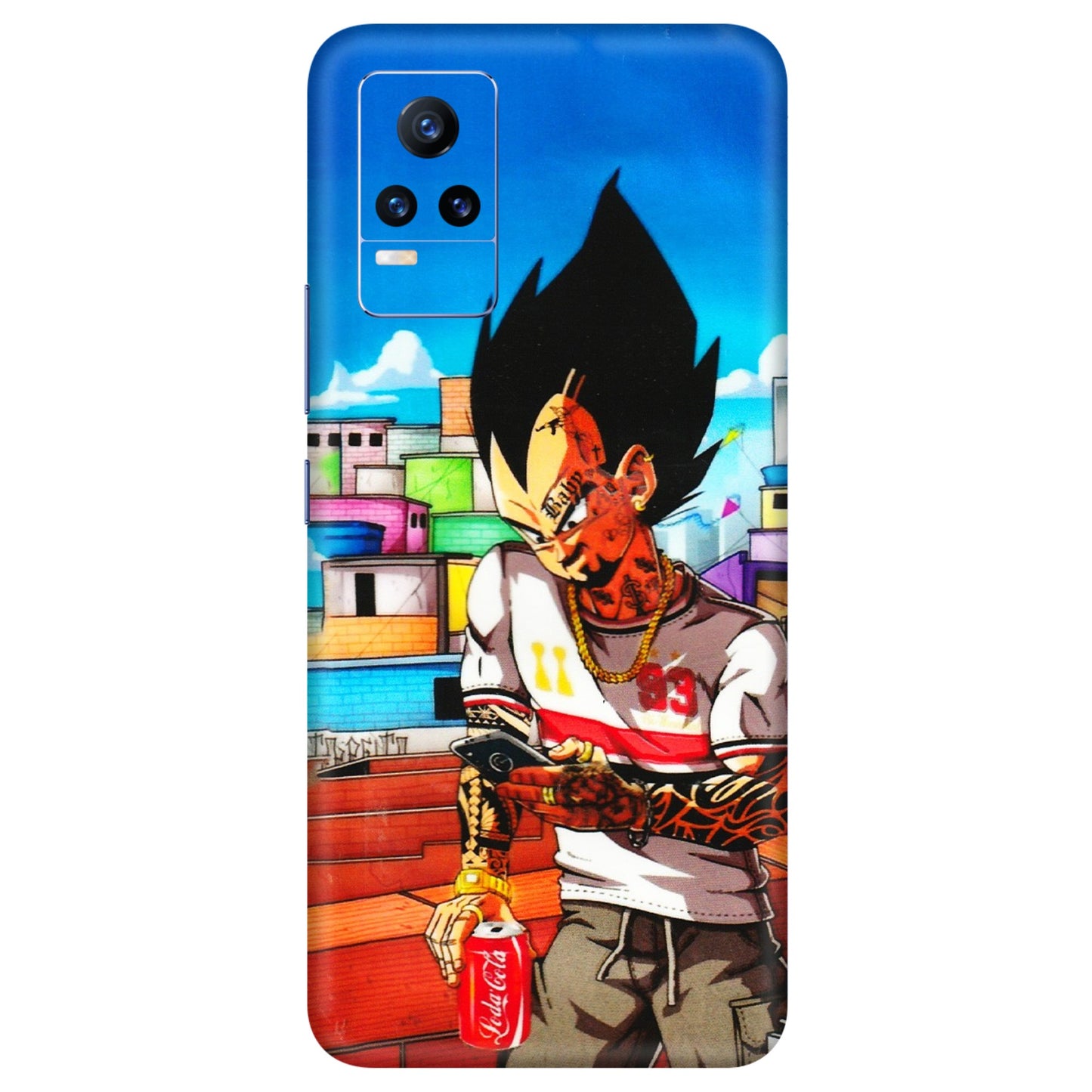 VIVO Y Series Phone Skins (All Models) - Vegeta - 3D Embossed Finish (L-136) Vivo Y73