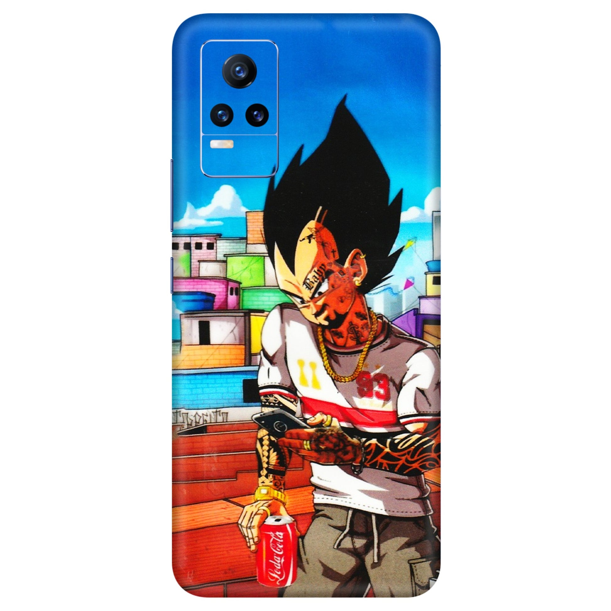VIVO Y Series Phone Skins (All Models) - Vegeta - 3D Embossed Finish (L-136) Vivo Y73
