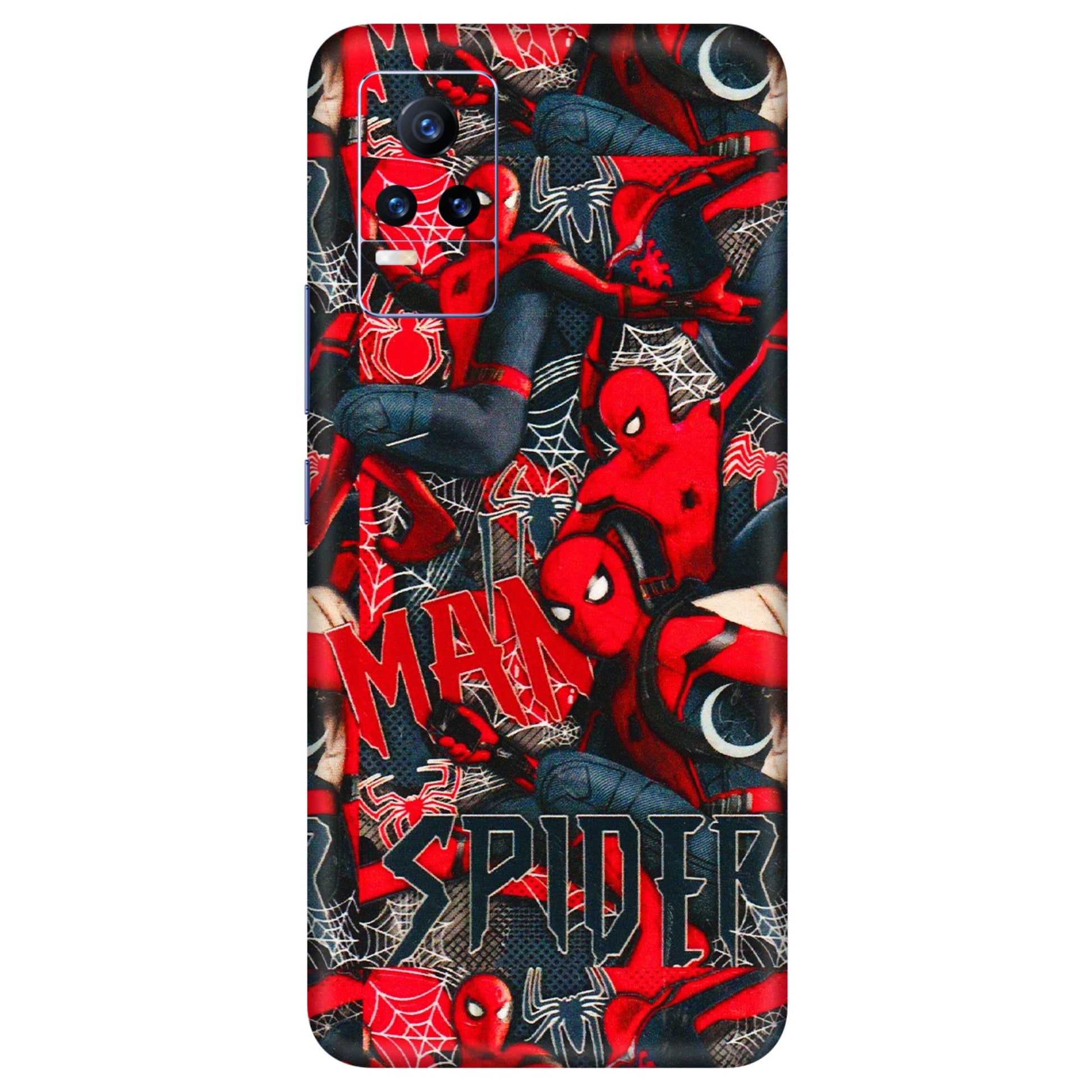 VIVO Y Series Phone Skins (All Models) - SpiderMan Cool - 3D Embossed Finish (L-188) Vivo Y73