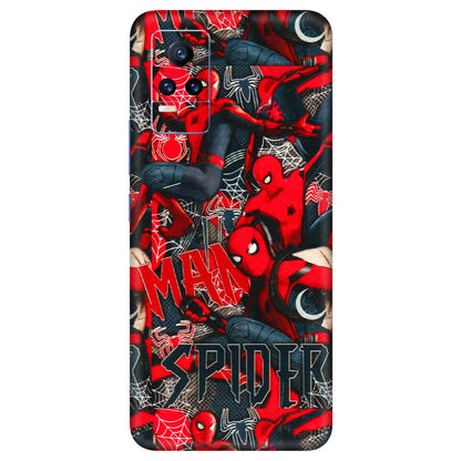 VIVO Y Series Phone Skins (All Models) - SpiderMan Cool - 3D Embossed Finish (L-188) Vivo Y73
