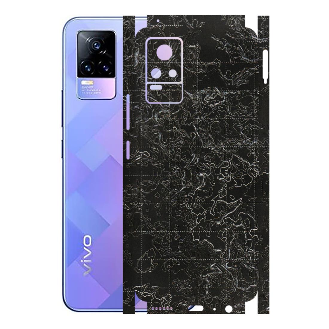 VIVO Y Series Phone Skins (All Models) - Black map Texture - 3D Embossed Finish (L-201) Vivo Y73
