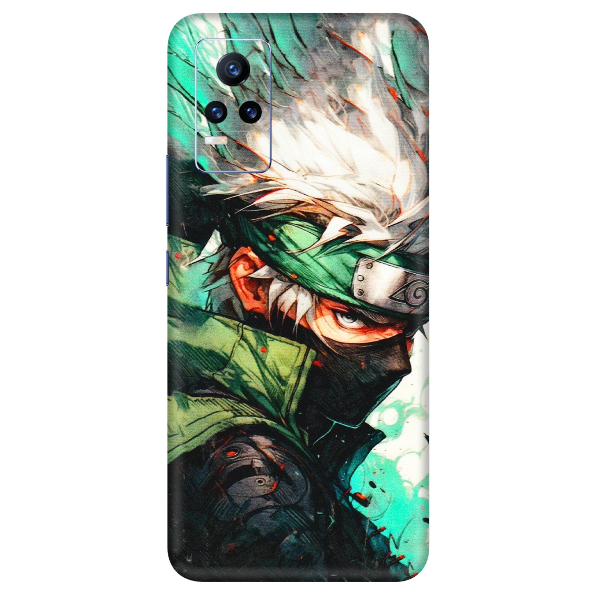 VIVO Y Series Phone Skins (All Models) - Kakashi Side Profile - 3D Embossed Finish (L-249) Vivo Y73