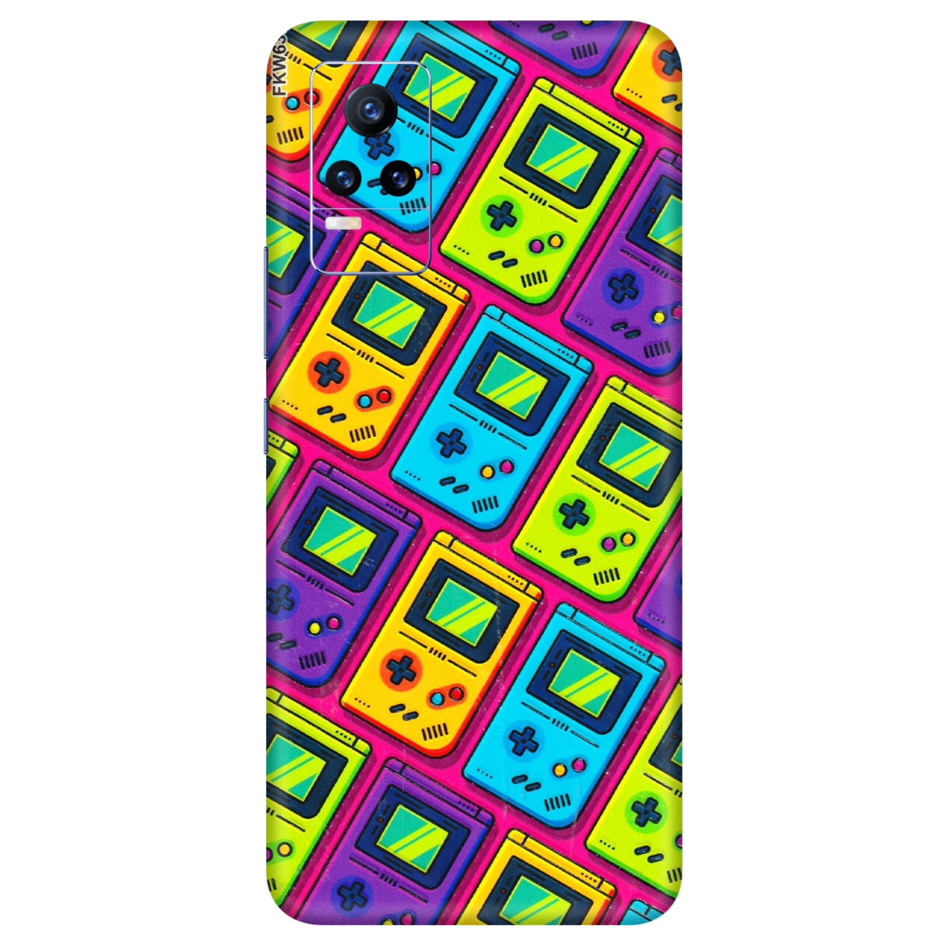VIVO Y Series Phone Skins (All Models) - Gameboy Colourful - 3D Embossed Finish (L-266) Vivo Y73