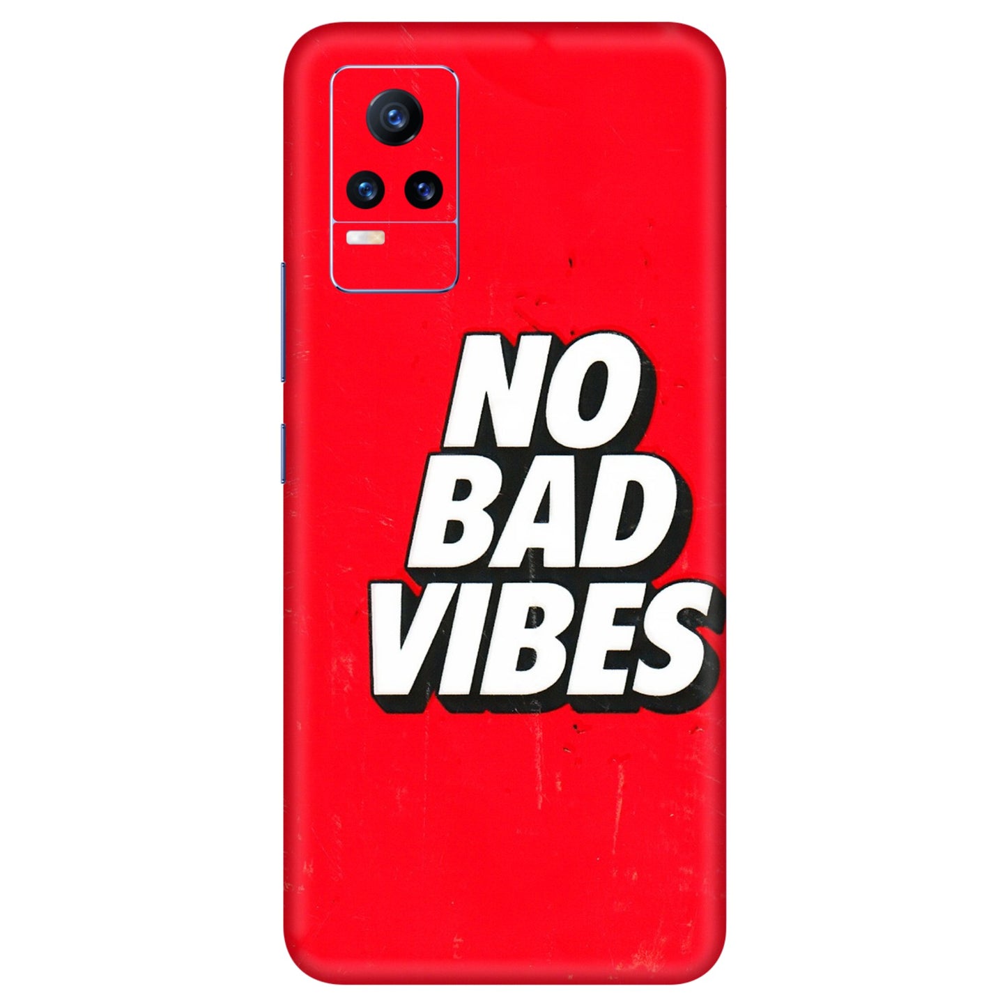 VIVO Y Series Phone Skins (All Models) - No Bad Vibes - 3D Embossed Finish (L-280) Vivo Y73