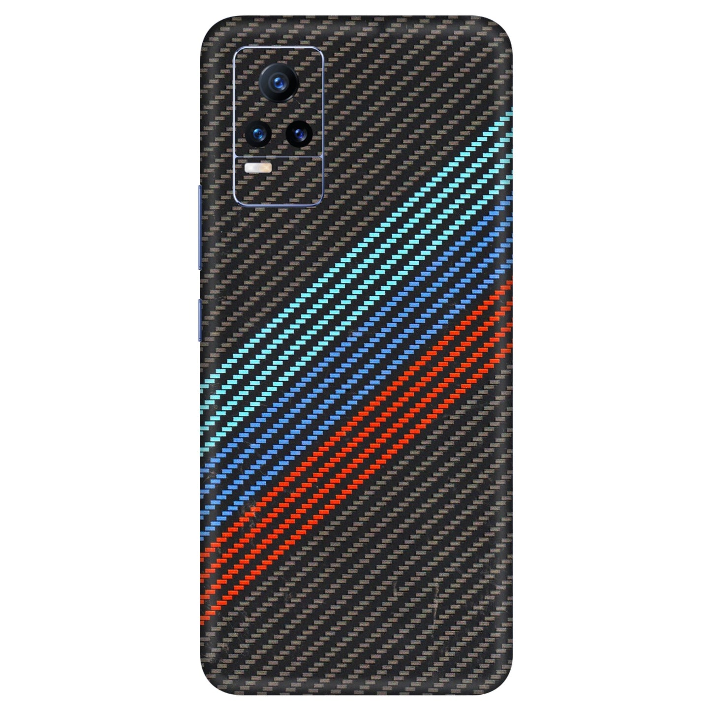 VIVO Y Series Phone Skins (All Models) - Carbon BM - 3D Embossed Finish (L-302) Vivo Y73