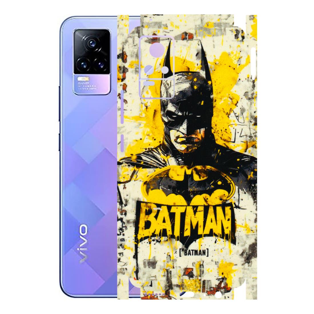 VIVO Y Series Phone Skins (All Models) - Batman Yellow BT - 3D Embossed Finish (L-304) Vivo Y73