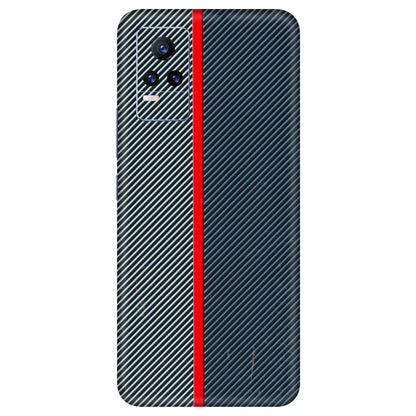 VIVO Y Series Phone Skins (All Models) - Blue Sober Lines - 3D Embossed Finish (L-305) Vivo Y73