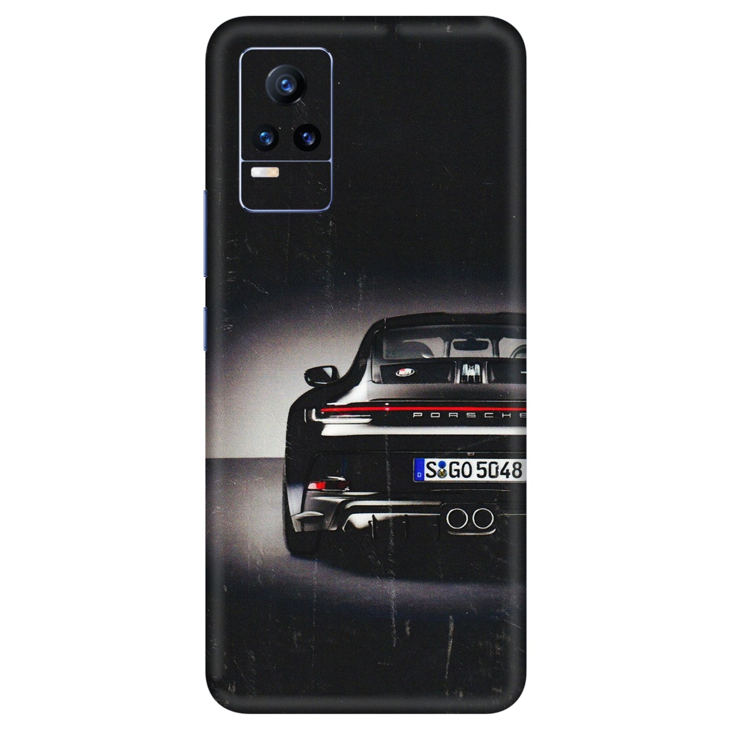 VIVO Y Series Phone Skins (All Models) - New Black Porsche GT3 - 3D Embossed Finish (L-327) Vivo Y73