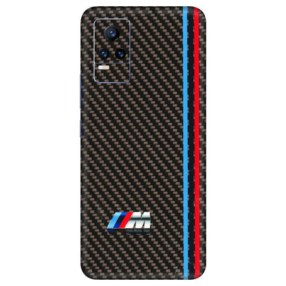 VIVO Y Series Phone Skins (All Models) - BM Carbon Fiber Feels - 3D Embossed Finish (L-38) Vivo Y73