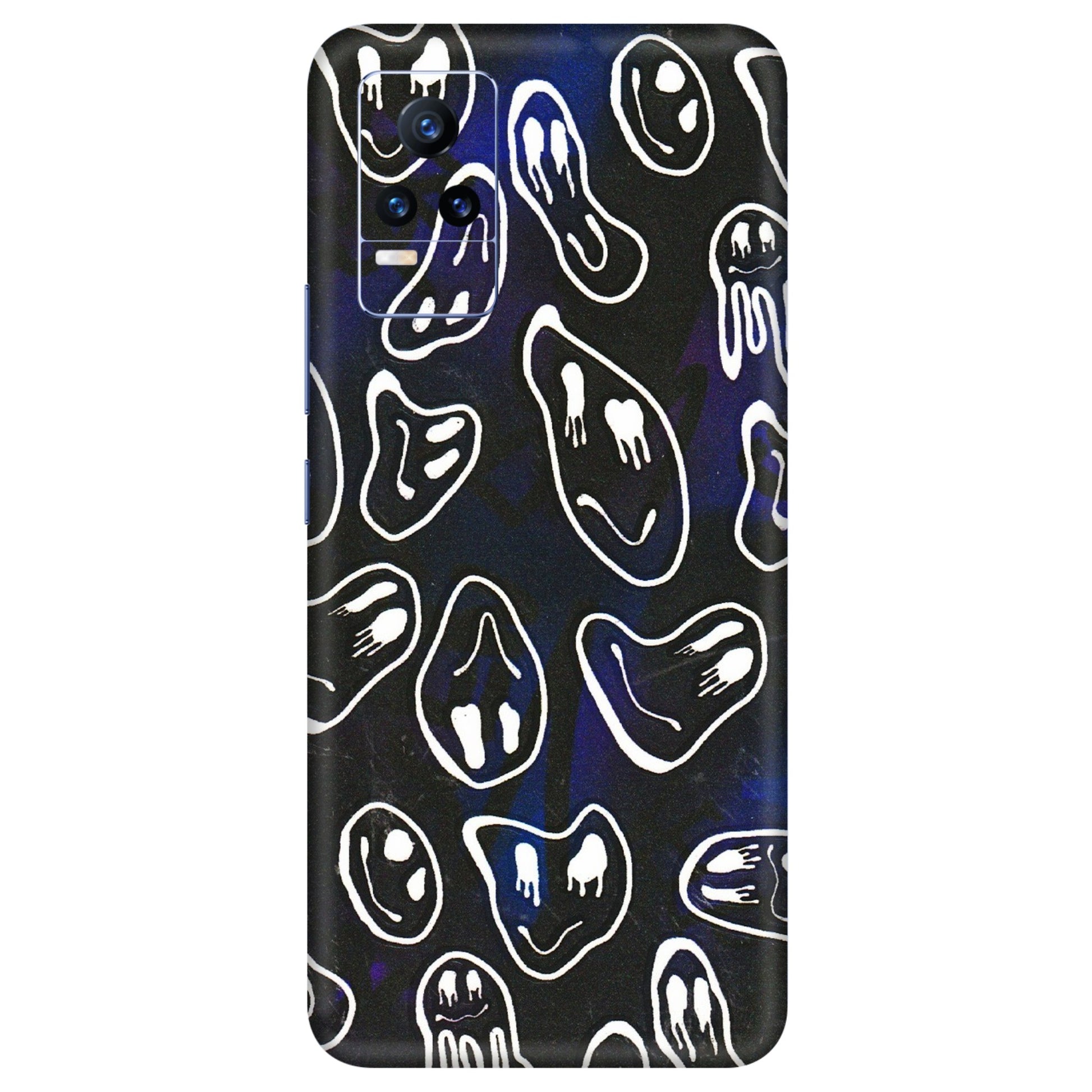 VIVO Y Series Phone Skins (All Models) - Distorted Smileys - 3D Embossed Finish (L-92) Vivo Y73