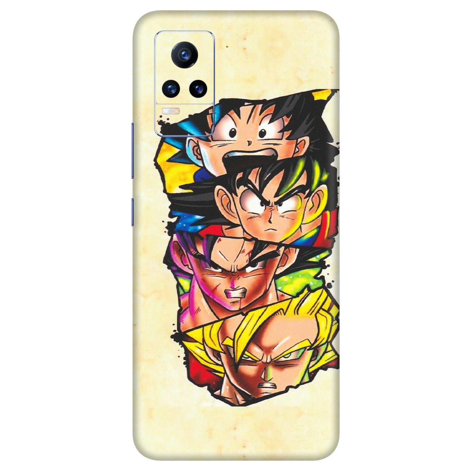 VIVO Y Series Phone Skins (All Models) - Angry Multi Anime - Matte Finish (M-113) Vivo Y73